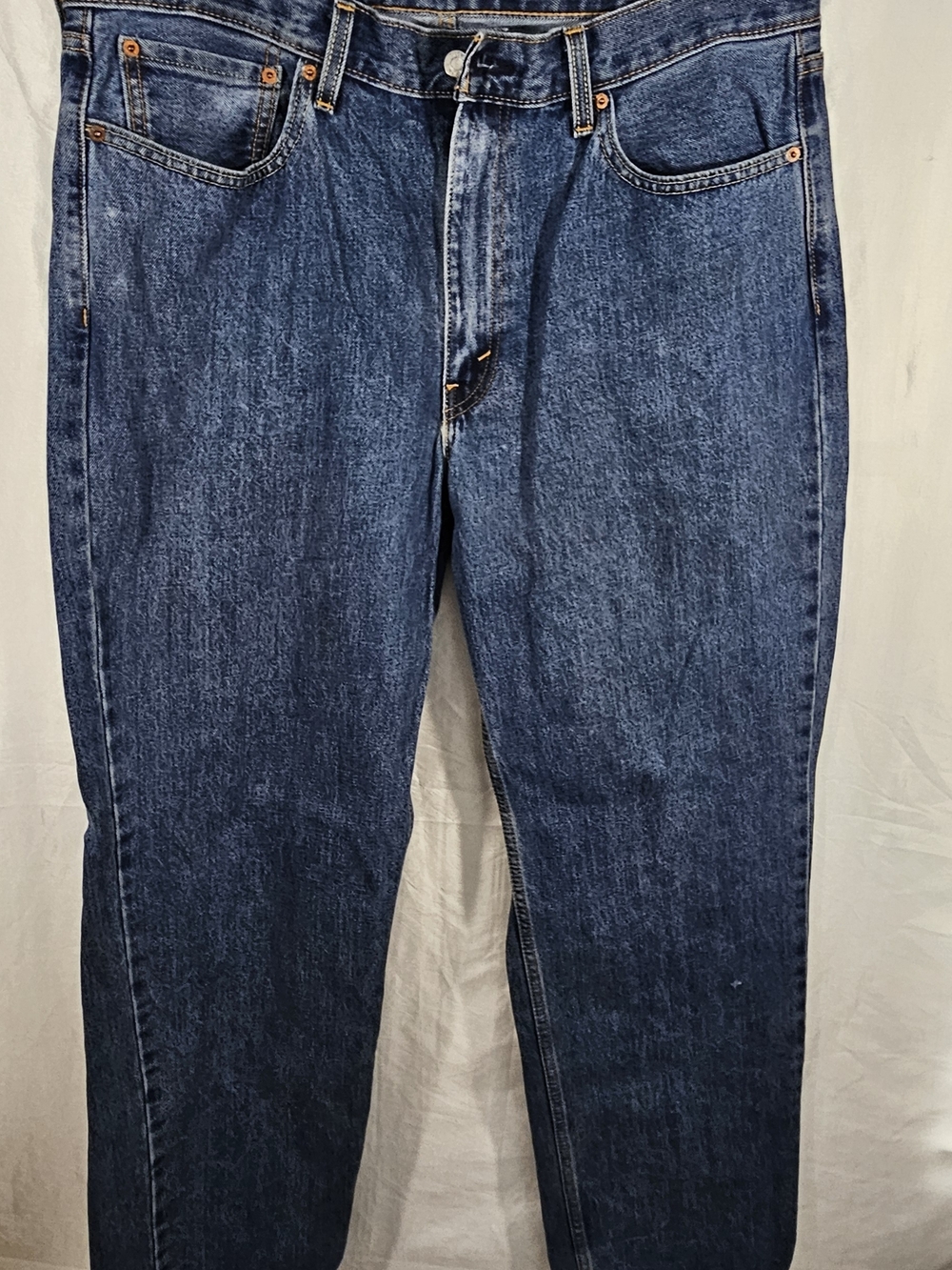 Levi's Men's Straight Jeans - Dark Blue Denim $238